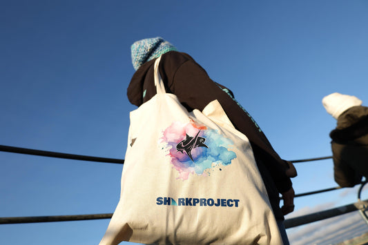 Canvas-Bag Shark Love – Farbexplosion Edition