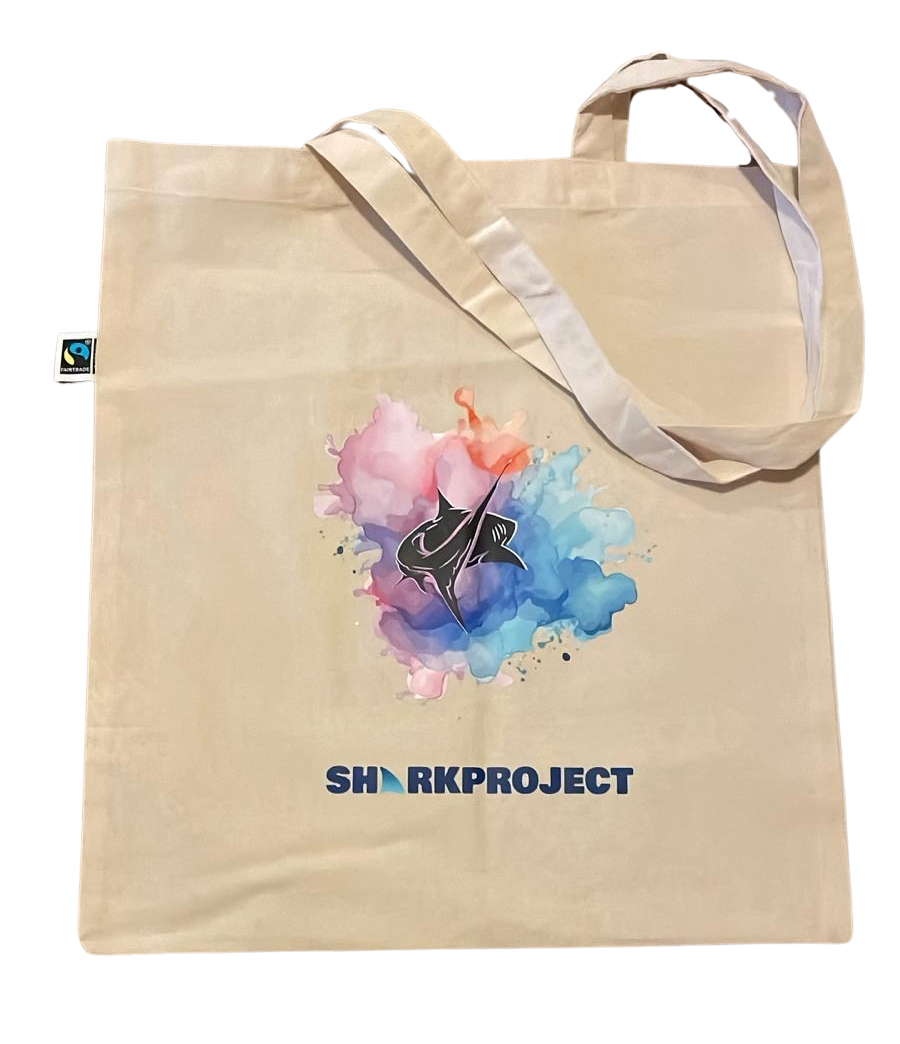 Einkaufstasche Shark Love – Farbexplosion Edition