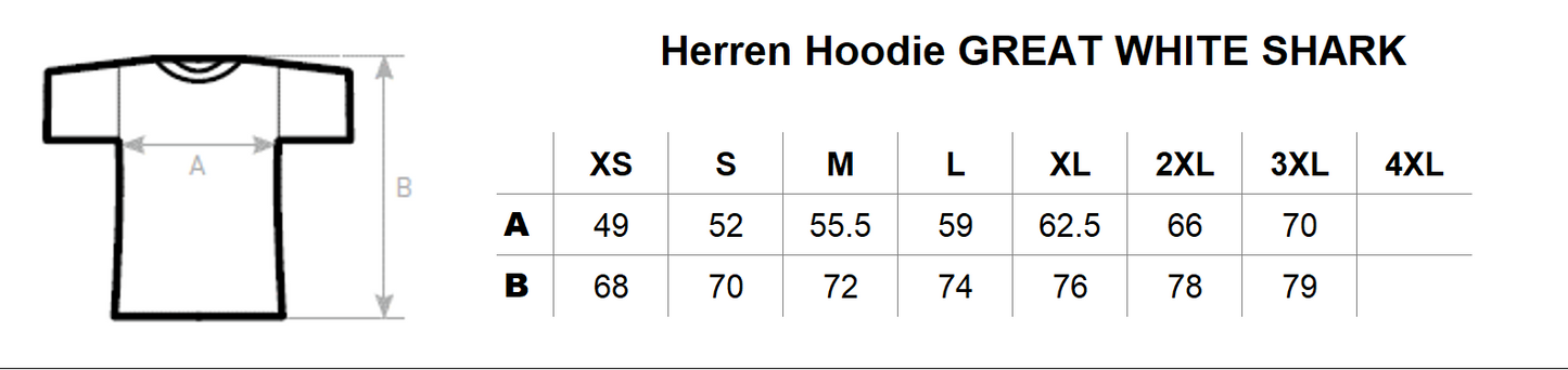 Herren Hoodie GREAT WHITE SHARK