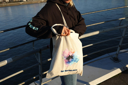 Canvas-Bag Shark Love – Farbexplosion Edition