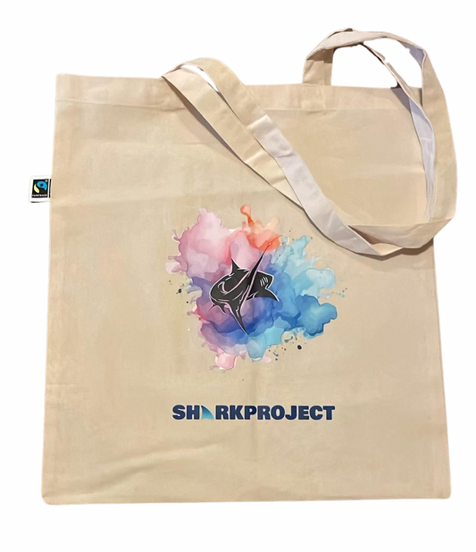Einkaufstasche Shark Love – Farbexplosion Edition